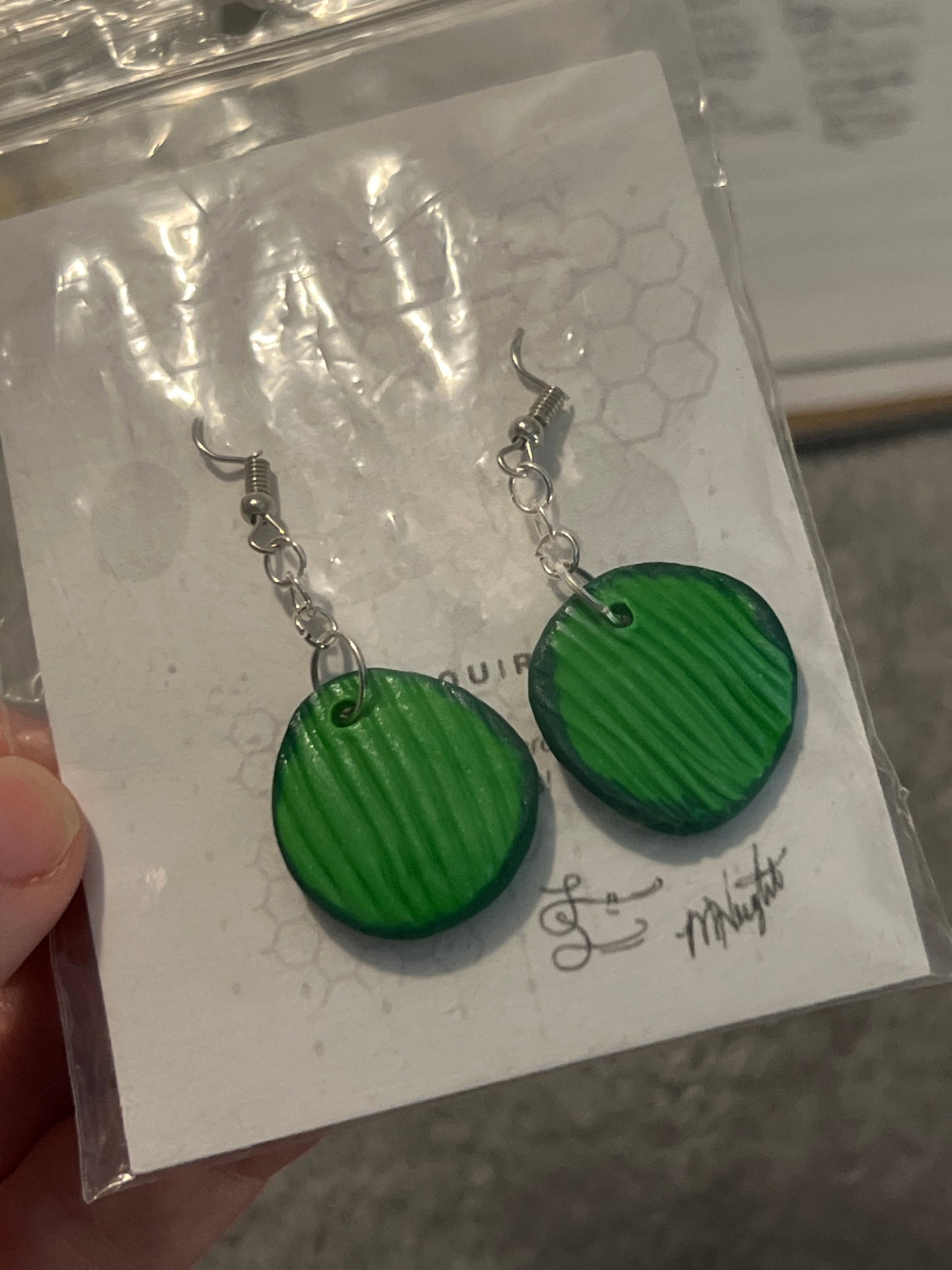 Earrings- Clay Hand Sculpted