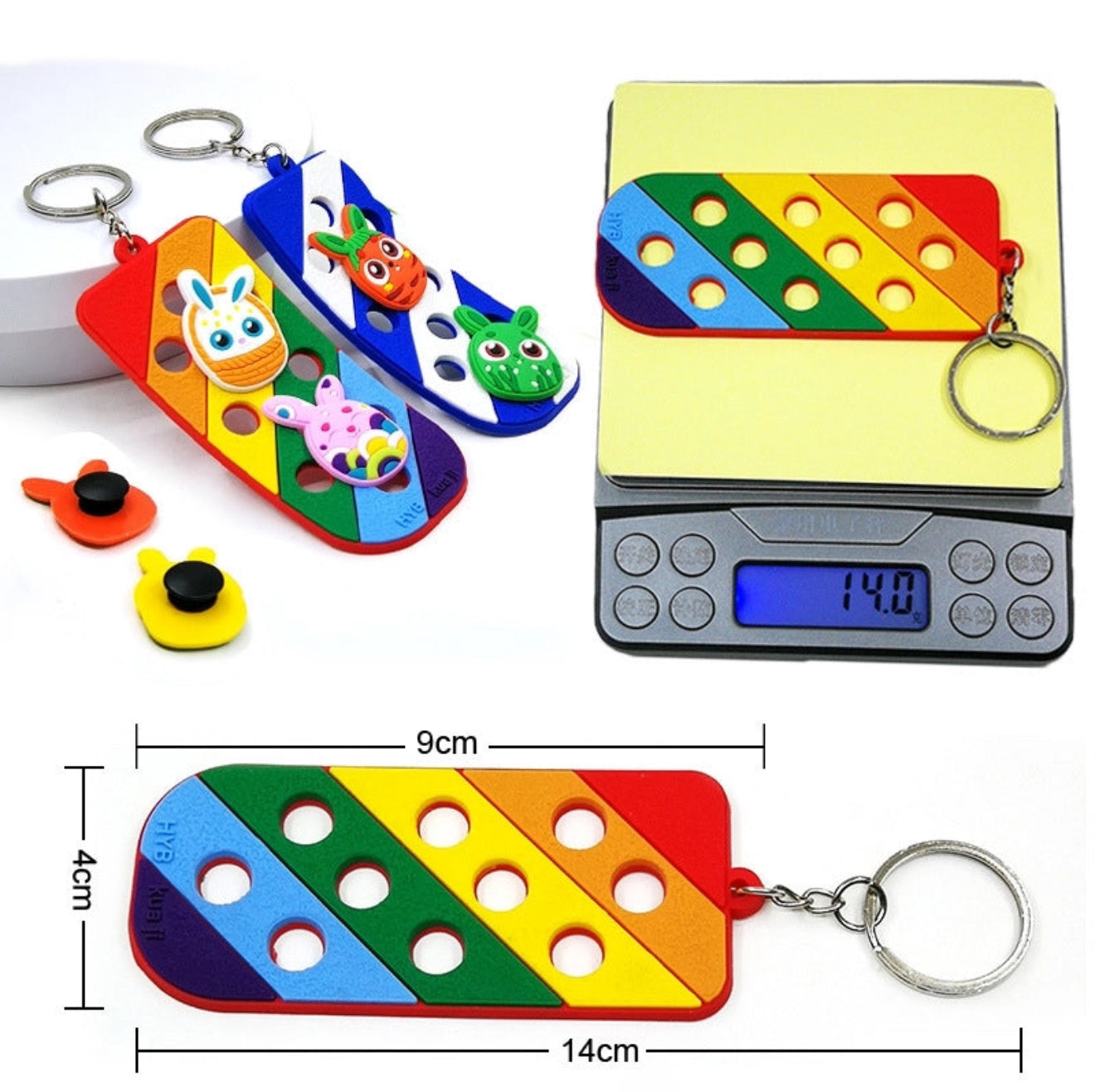 Croc Charm Keychains