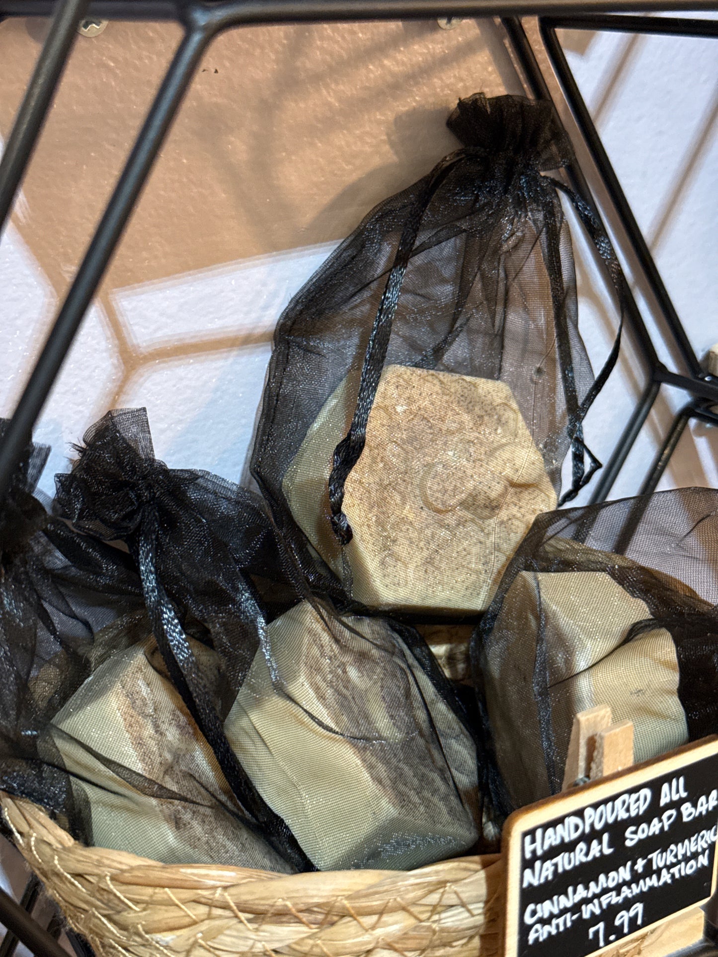 Soap- Hand-poured All-Natural Cinnamon Turmeric Soap Bars