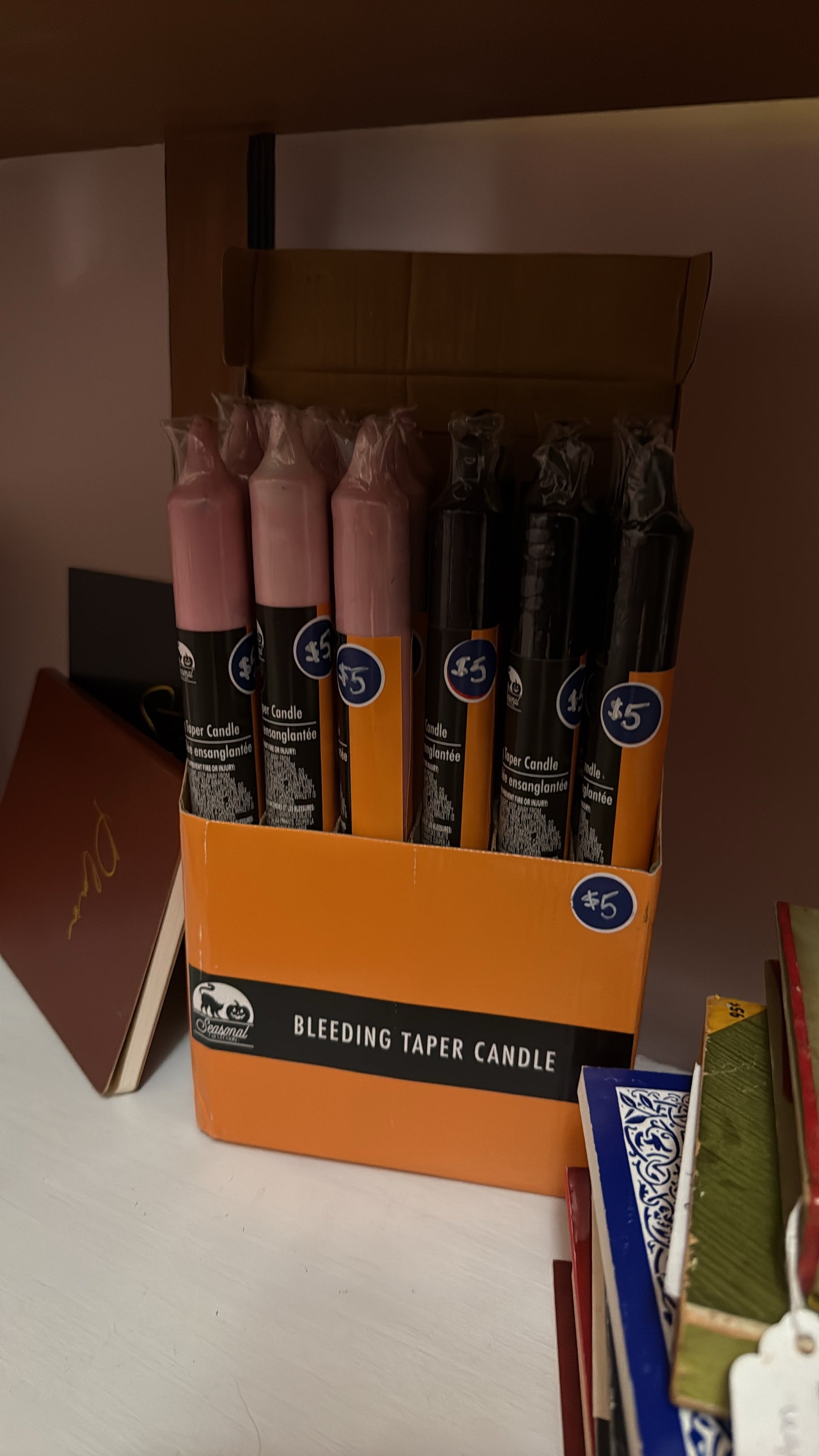 Halloween - Bleeding Tapered Candles