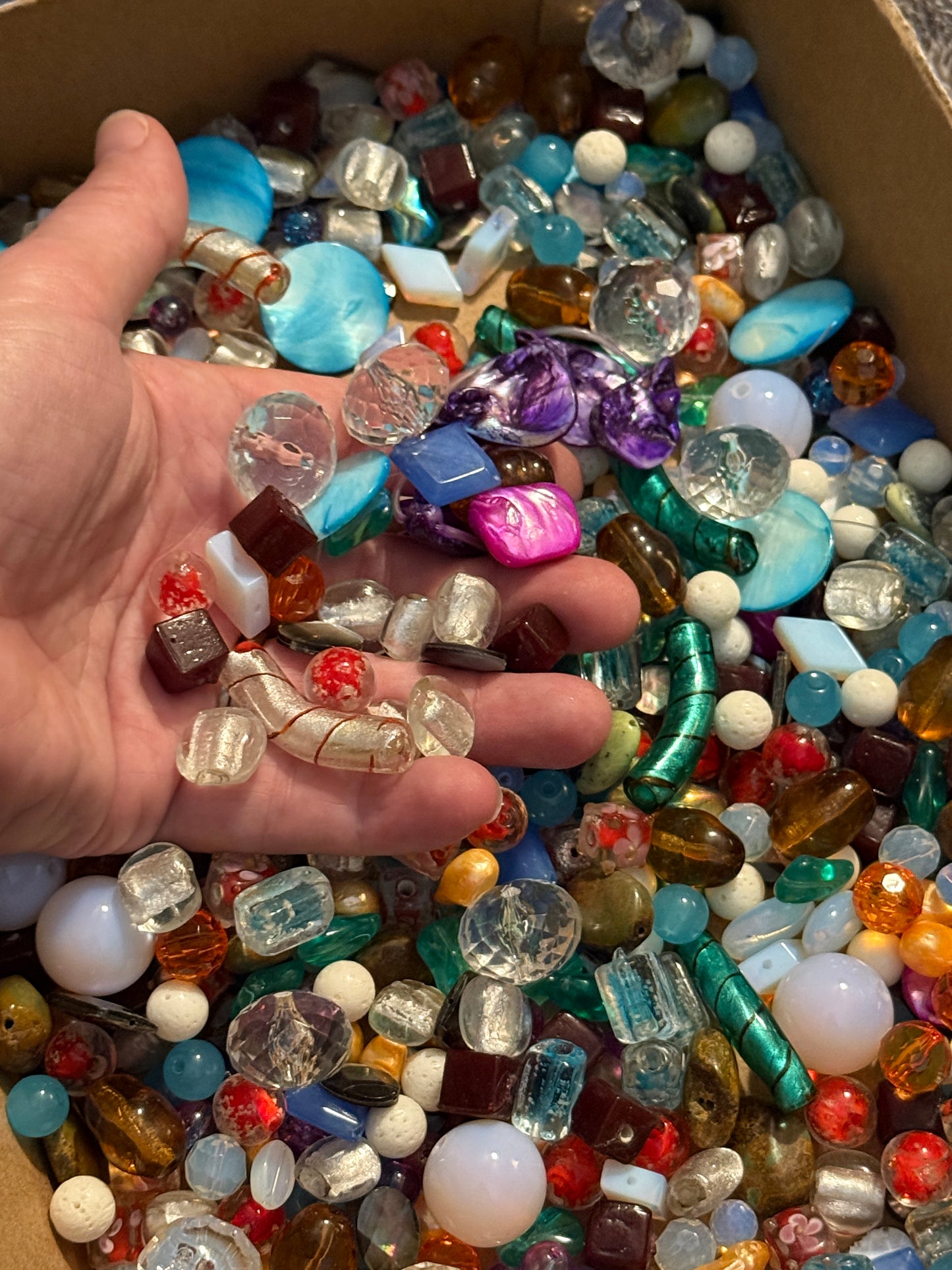 Mystery Scoop Glass Beads
