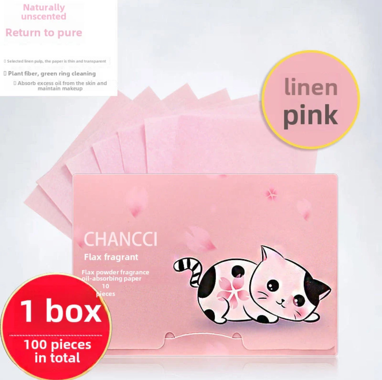Oil-absorbing Facial Sheets