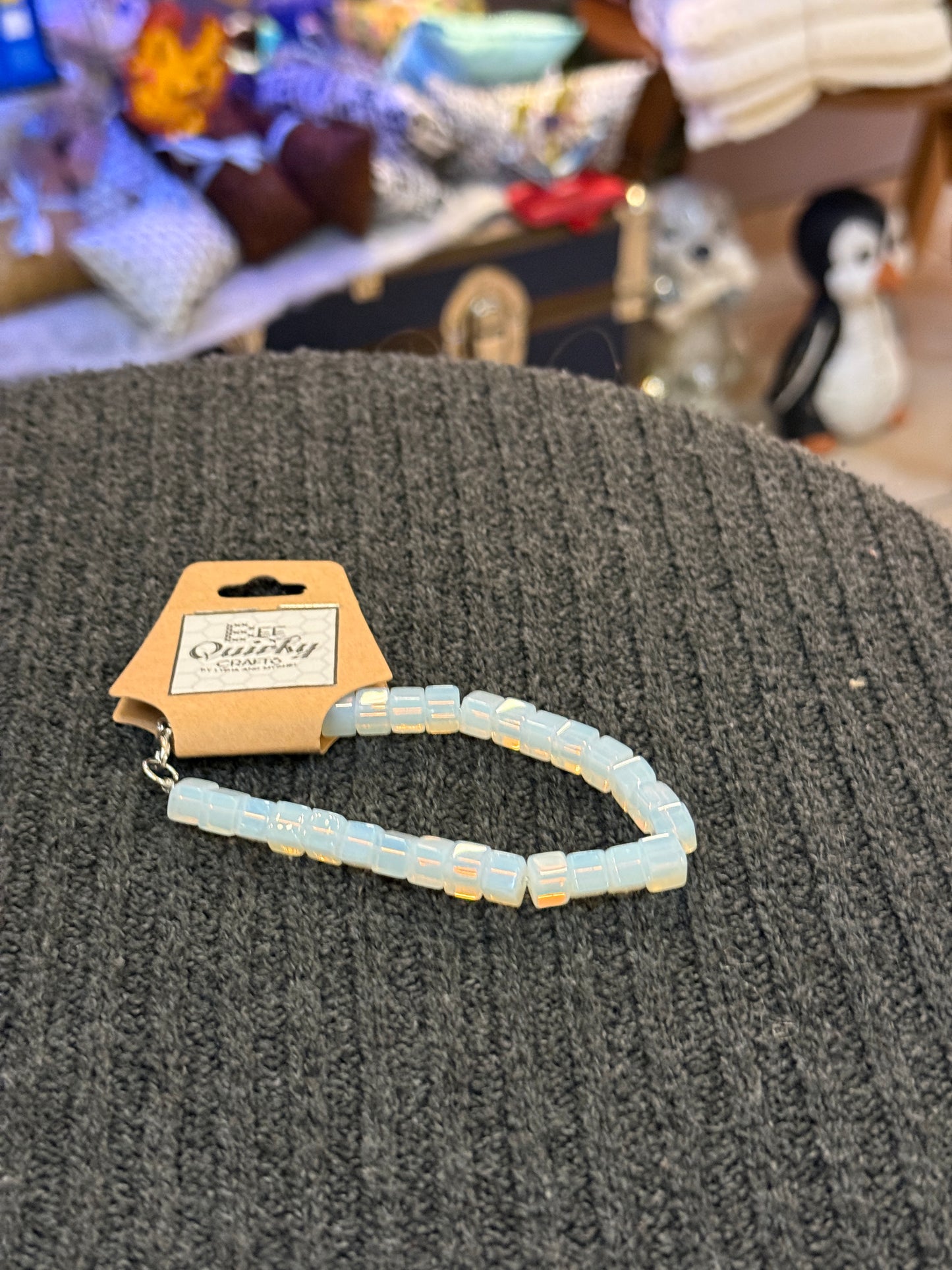 Bracelets - Cracked Glass and Gemstones