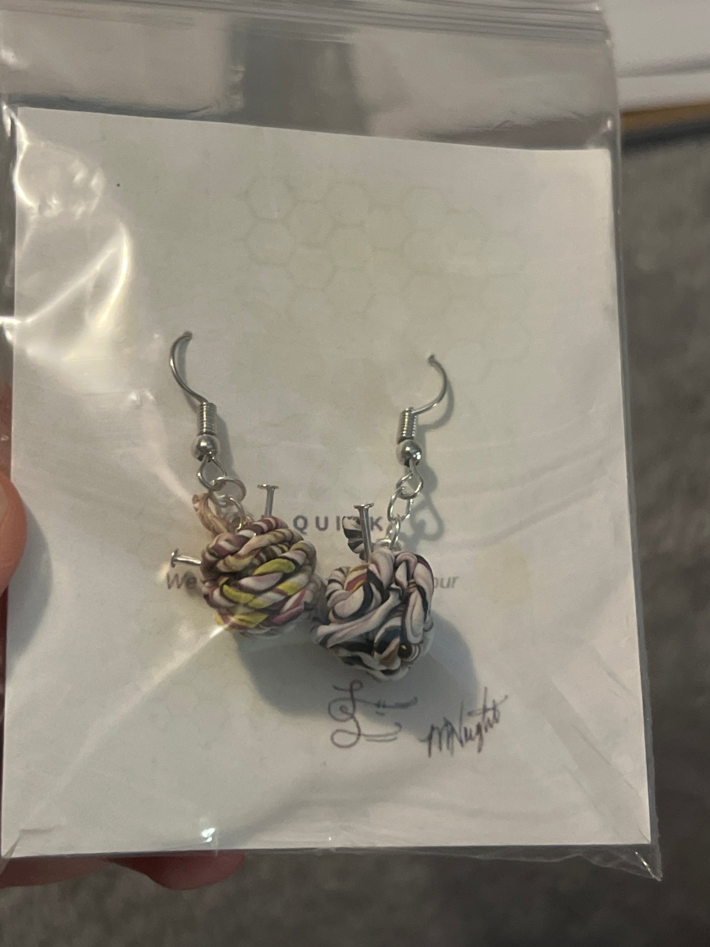 Earrings- Clay Hand Sculpted
