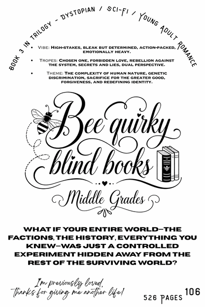 Blind - Books MIDDLE GRADES