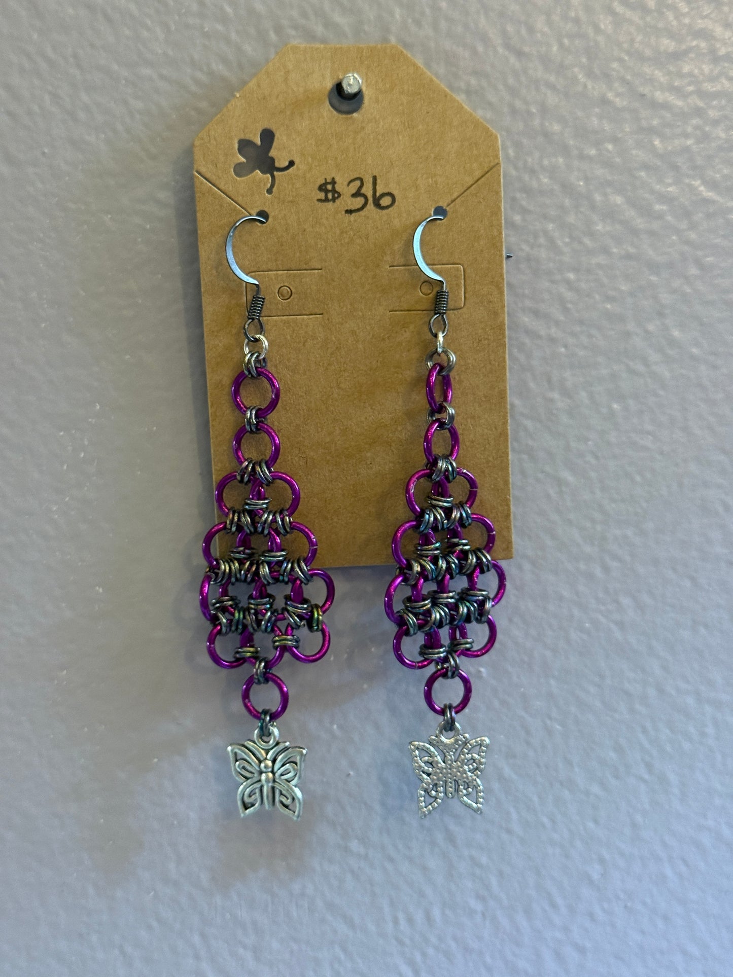 Earrings - Fancy Chainmaille