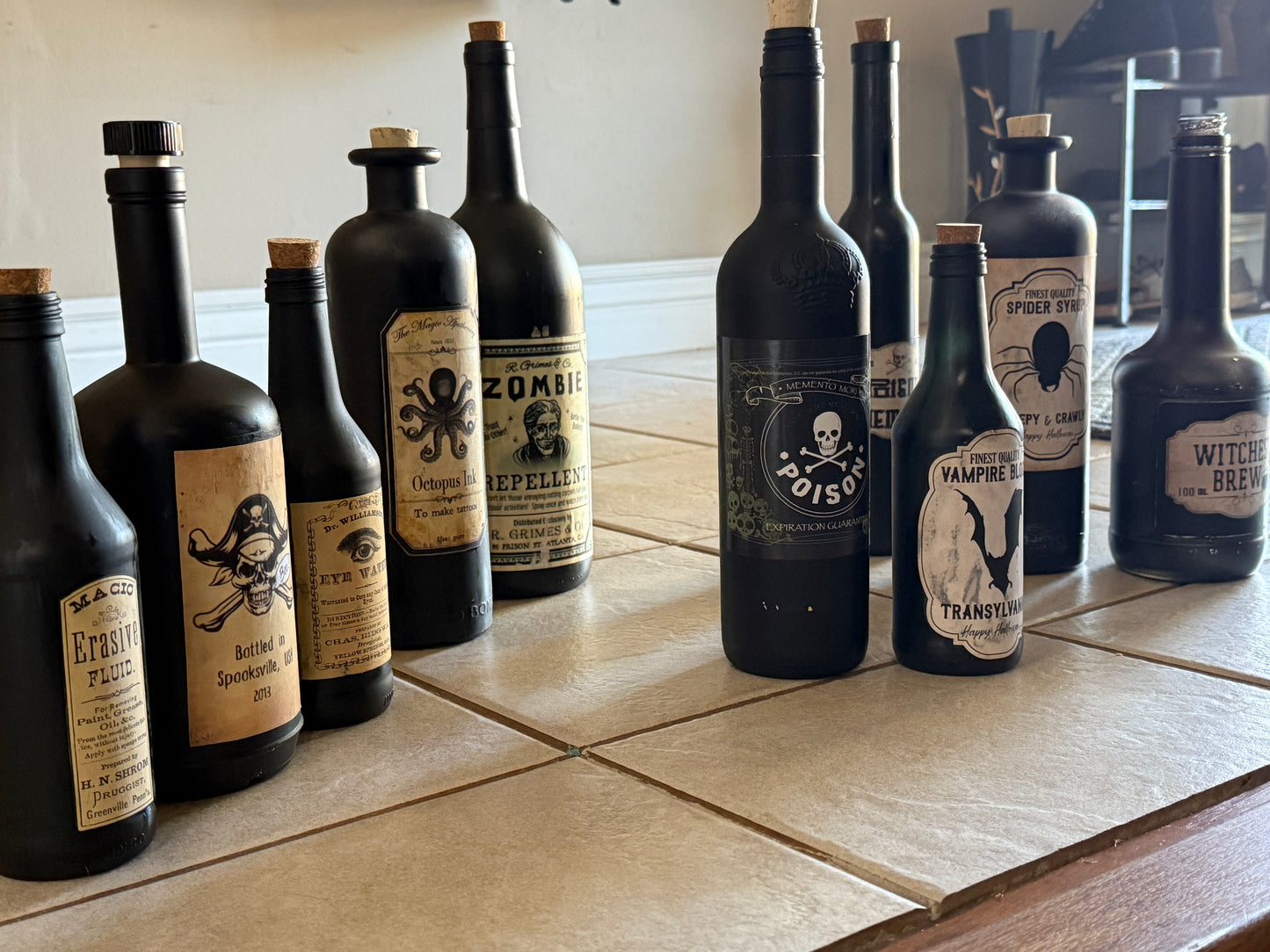 Halloween - Apothecary Potion Bottles