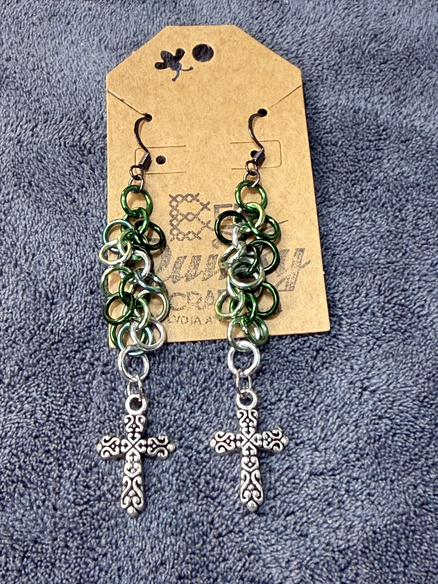 Earrings - Fancy Chainmaille