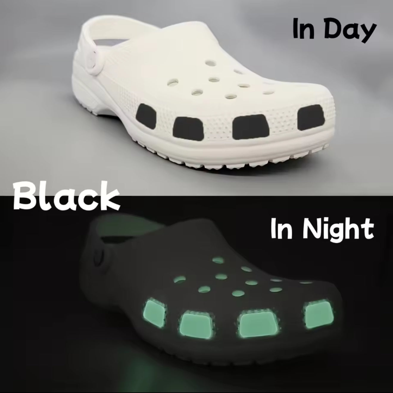 Croc Charms Luminous Croc Inserts