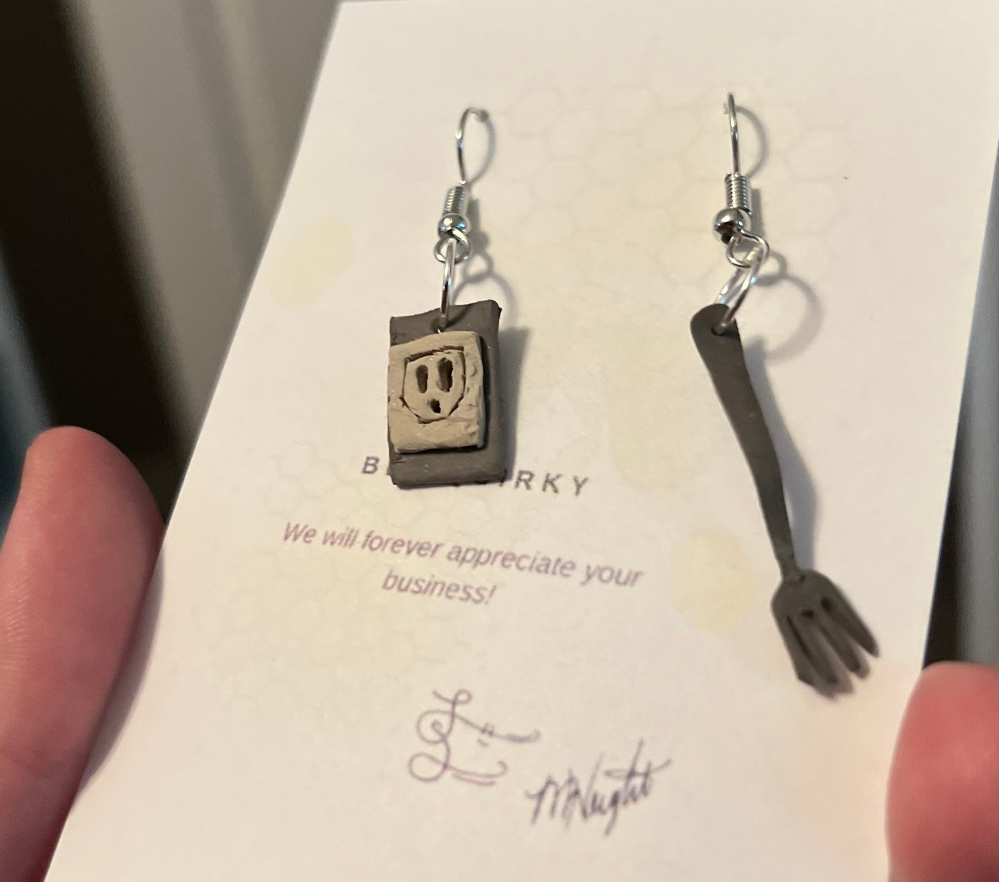 Earrings- Clay Hand Sculpted