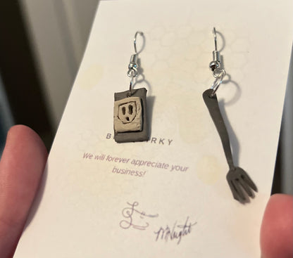 Earrings- Clay Hand Sculpted