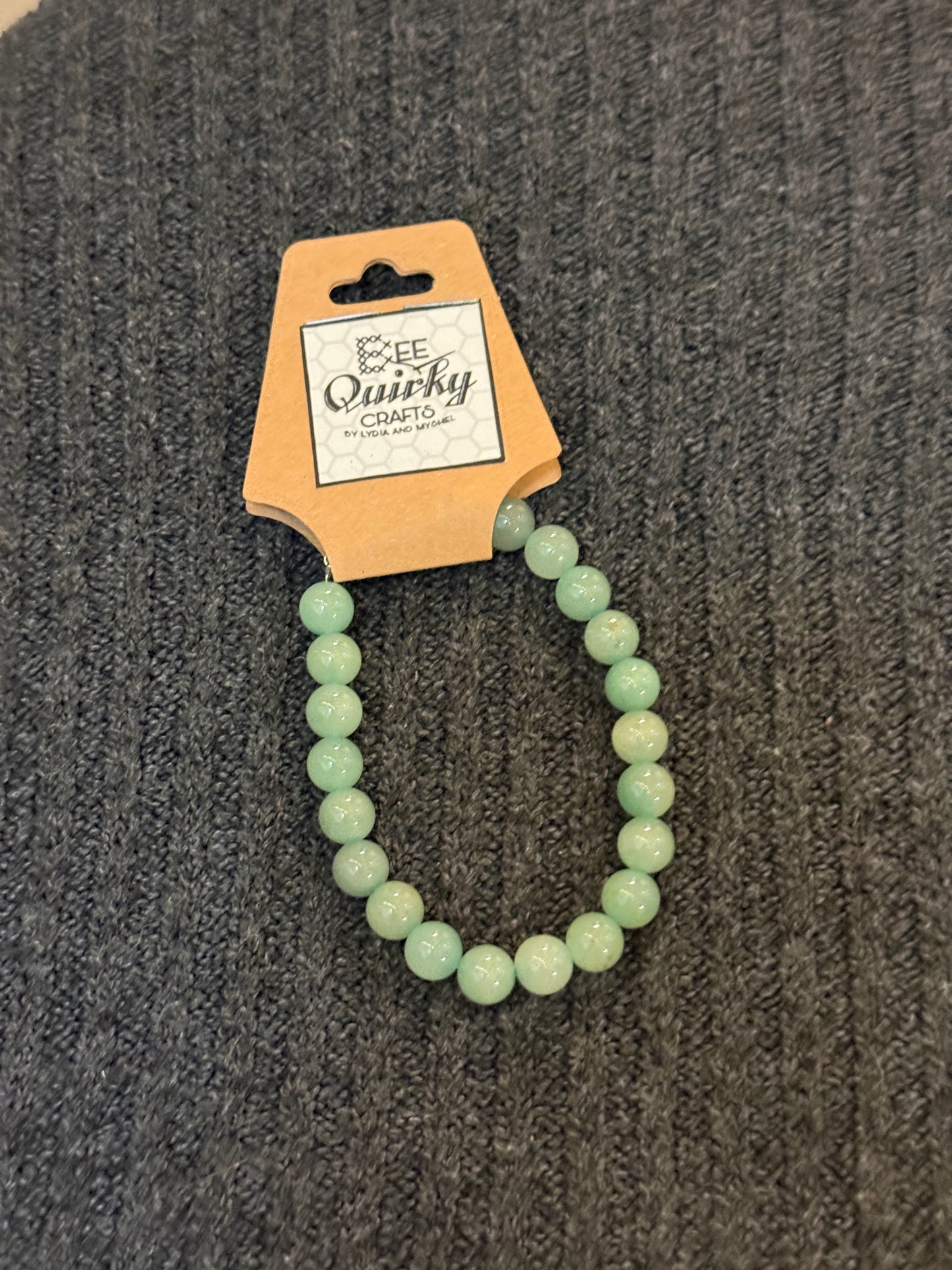 Bracelets - Cracked Glass and Gemstones