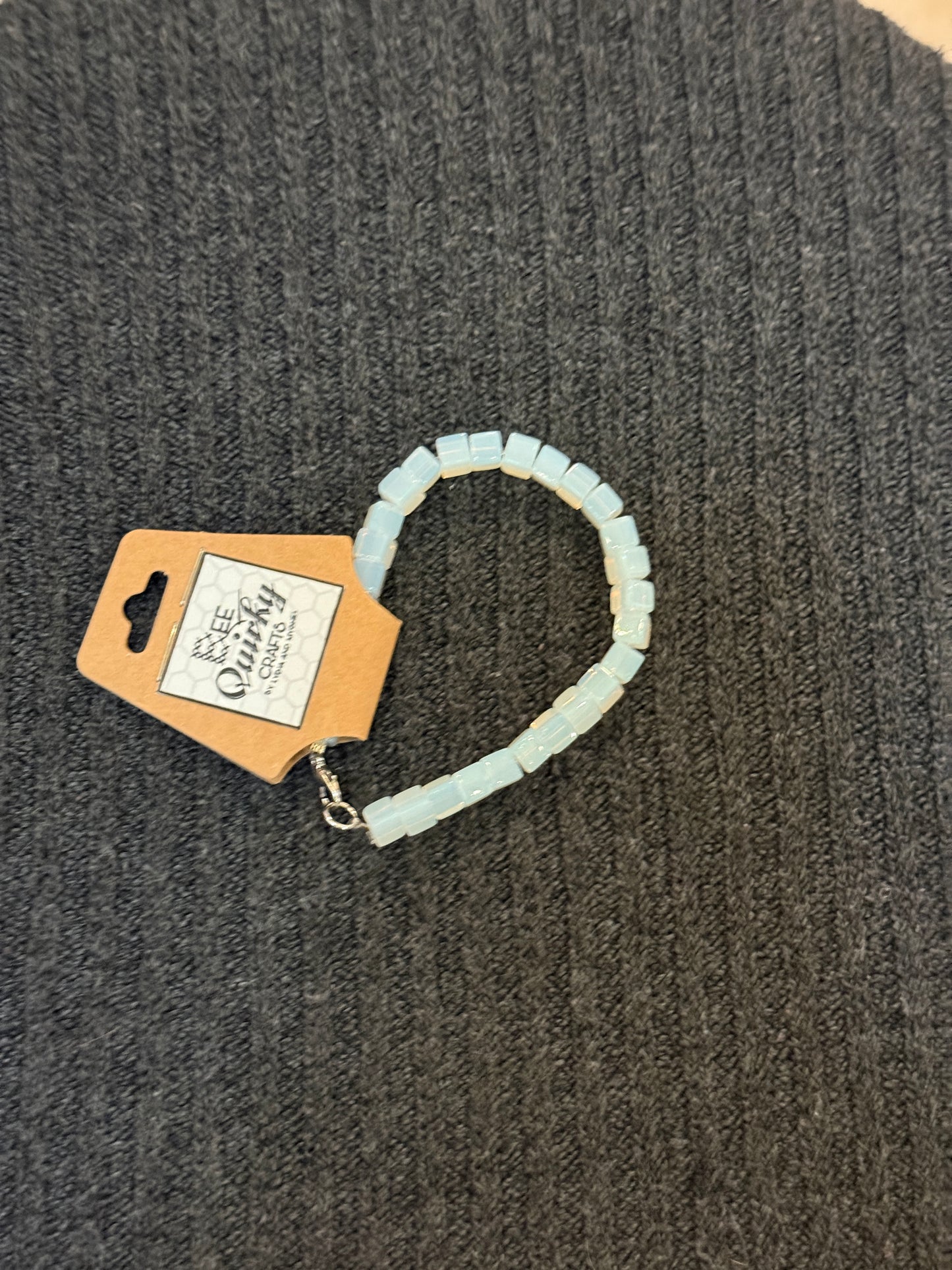 Bracelets - Cracked Glass and Gemstones