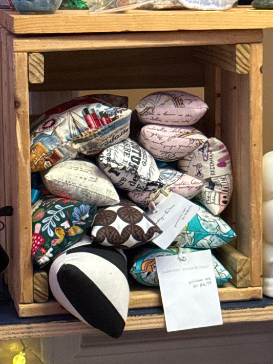 Old School Hand-sewn Rice Bags