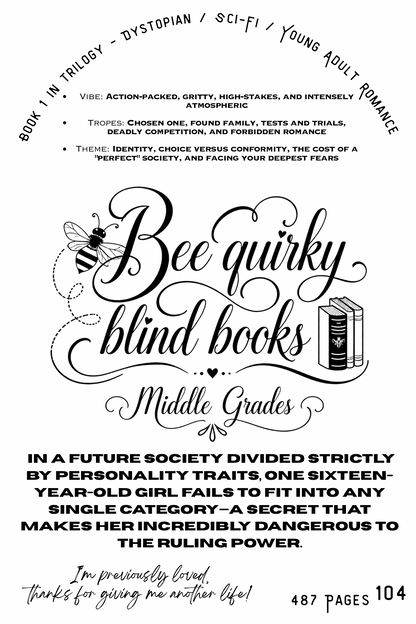Blind - Books MIDDLE GRADES