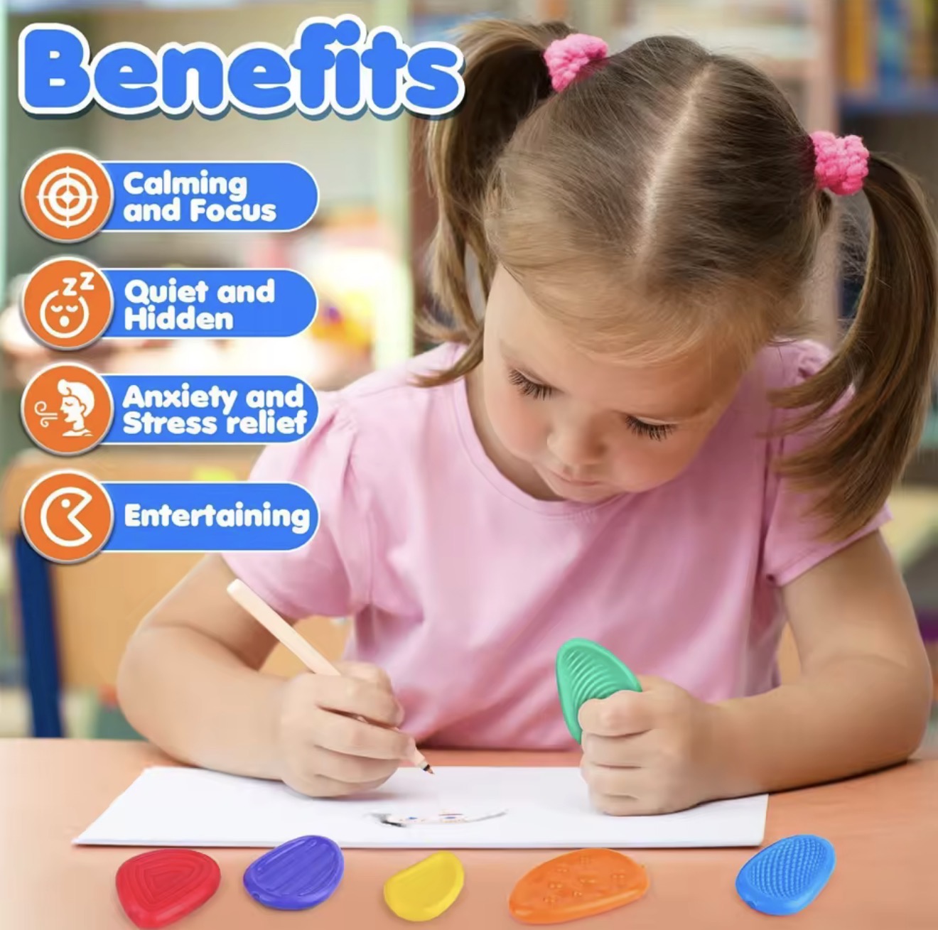 Fidget - Silicone Worry Items