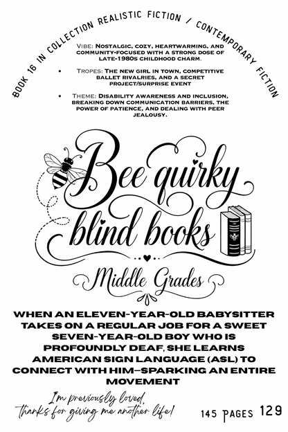 Blind - Books MIDDLE GRADES