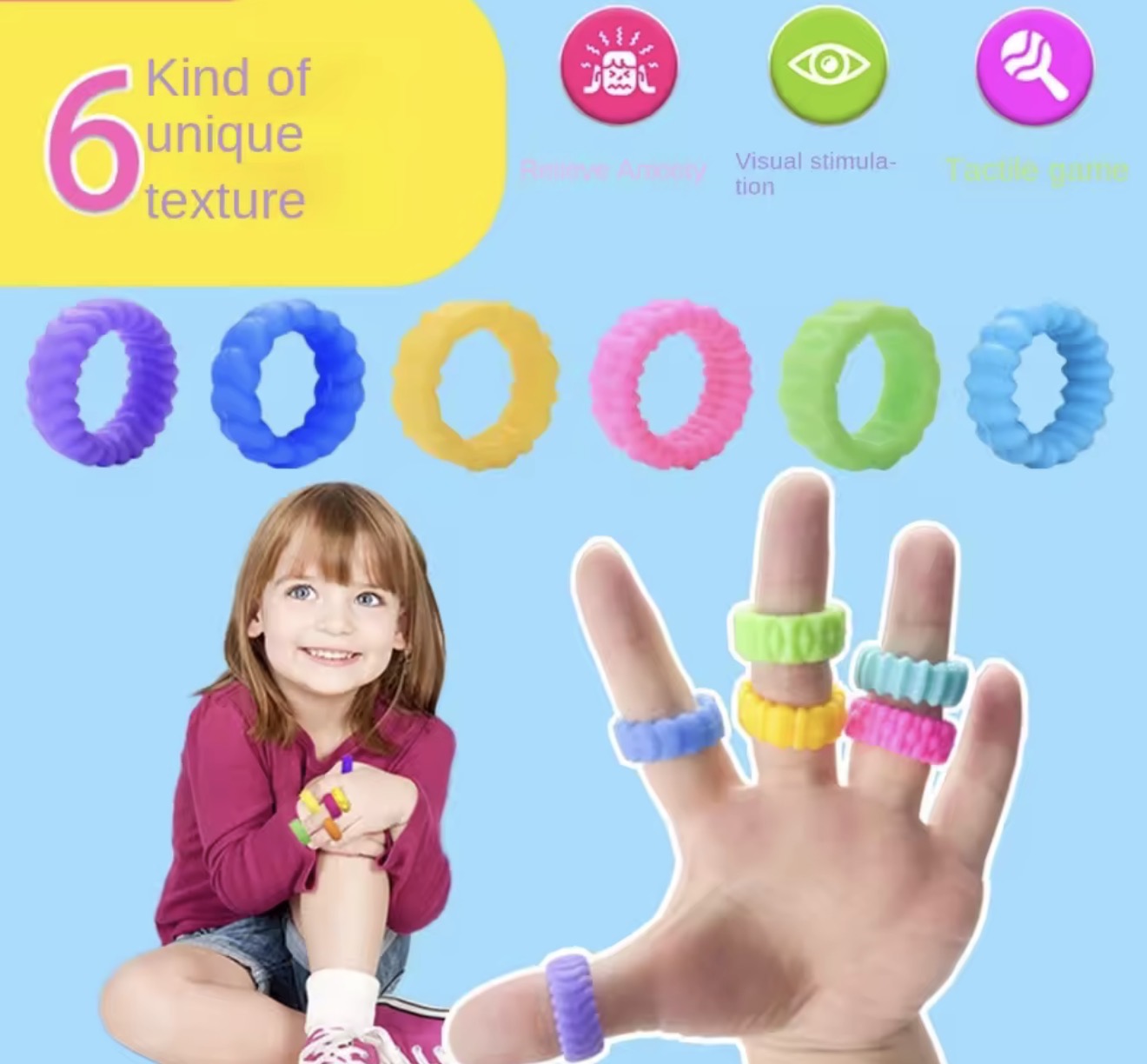 Fidget - Silicone Worry Items