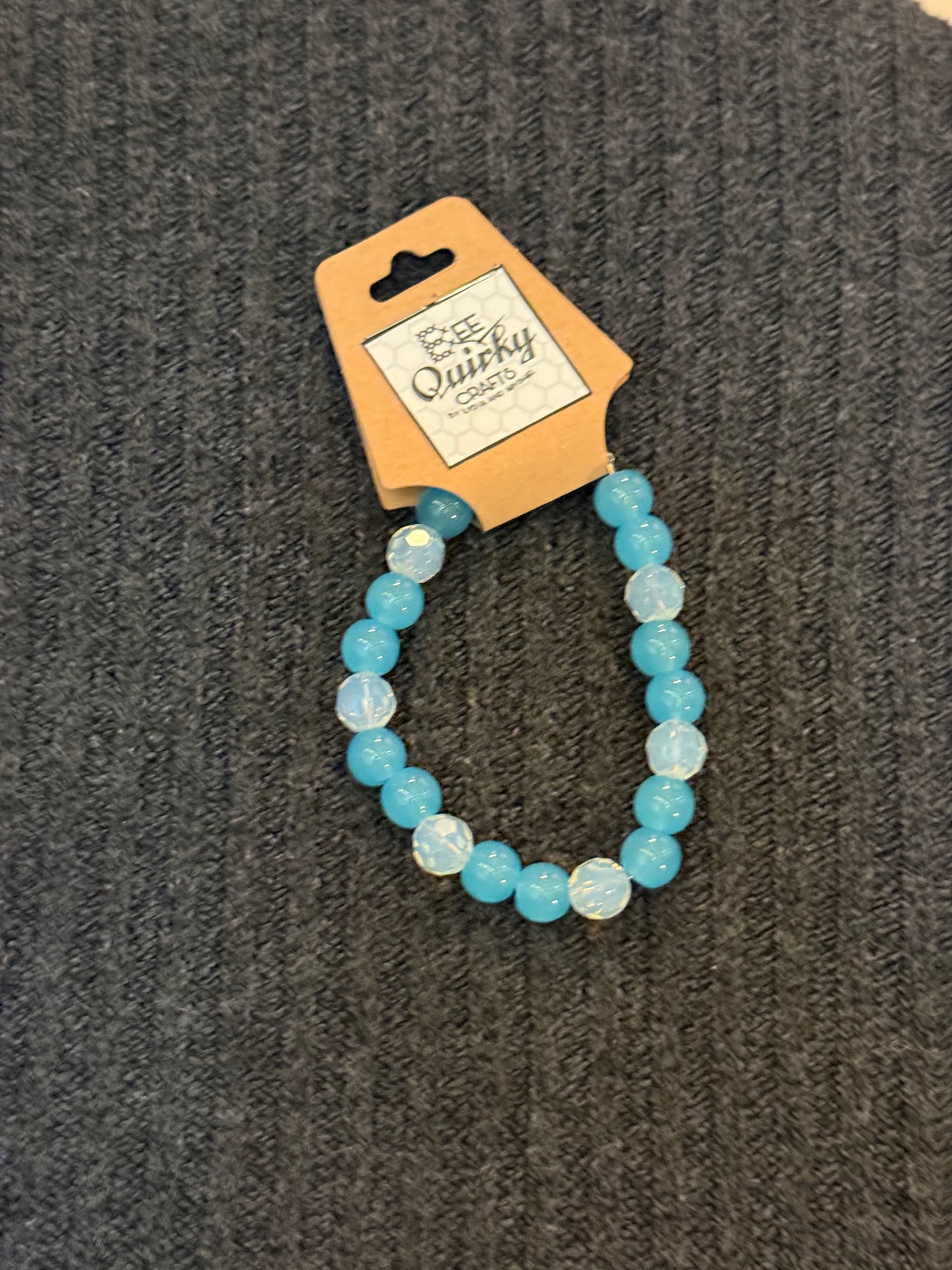 Bracelets - Cracked Glass and Gemstones