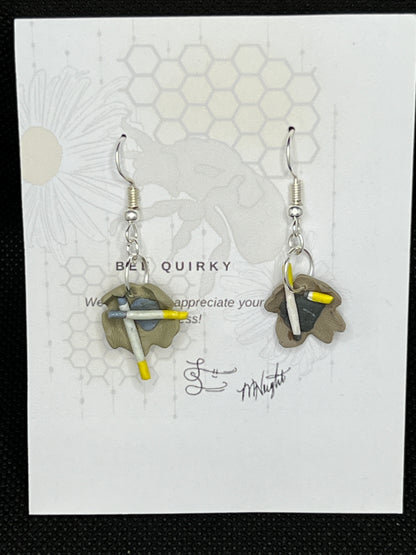 Earrings- Clay Hand Sculpted