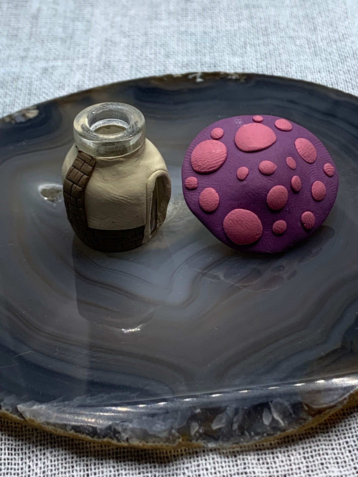 Mushroom House Spice Jar