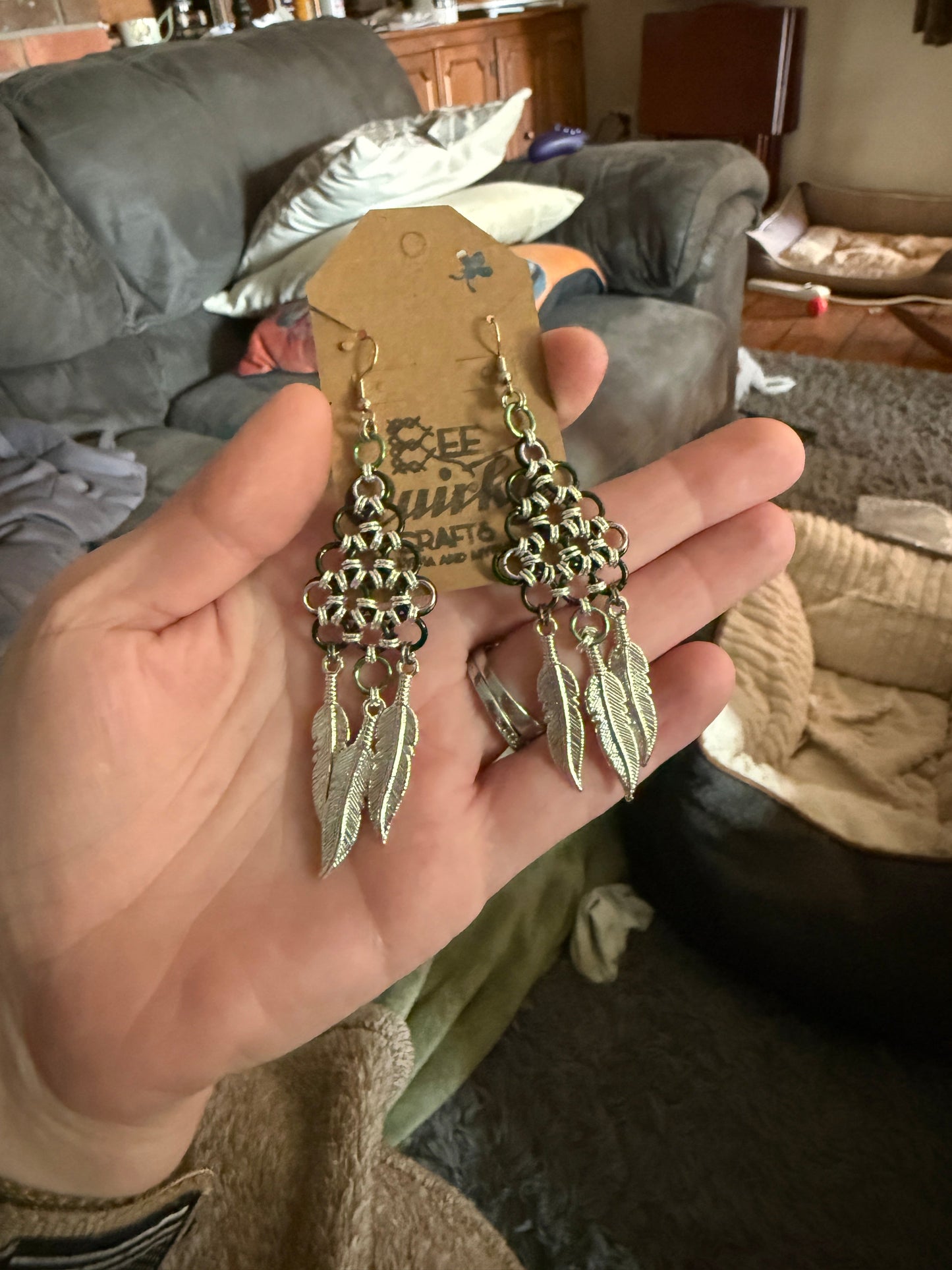 Earrings - Fancy Chainmaille