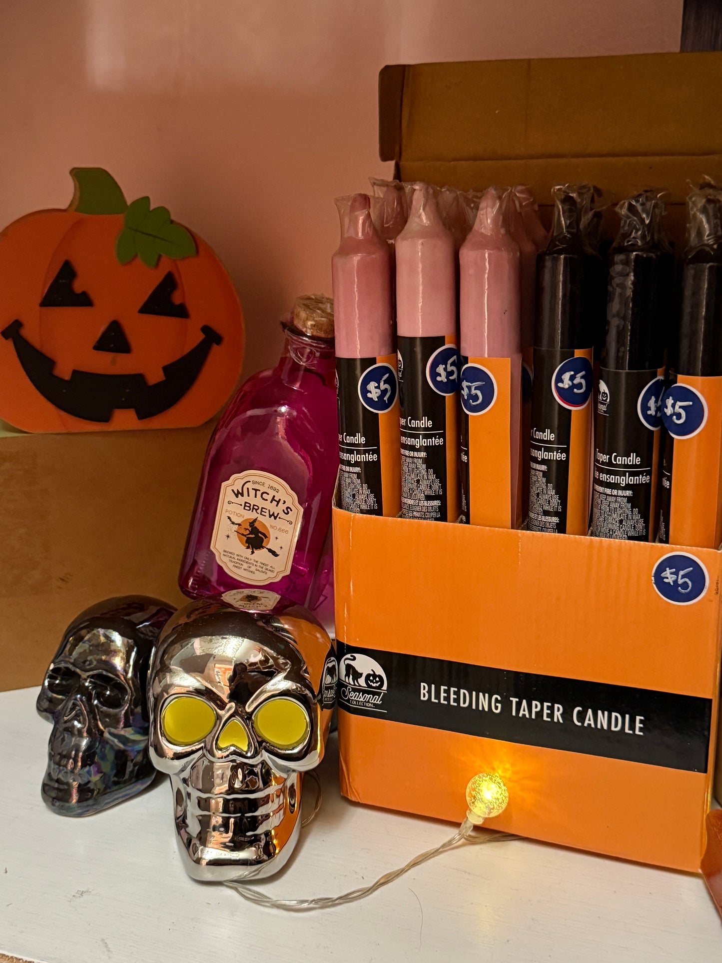 Halloween - Bleeding Tapered Candles