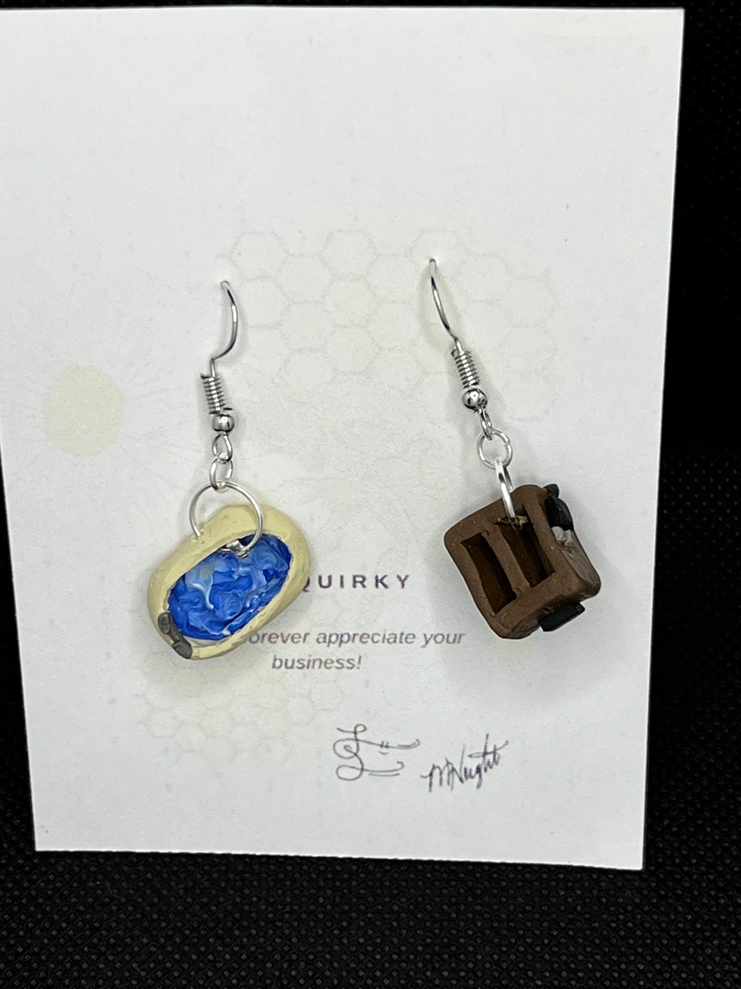 Earrings- Clay Hand Sculpted