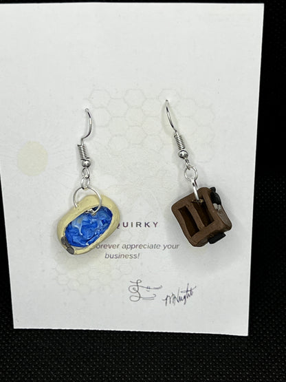 Earrings- Clay Hand Sculpted
