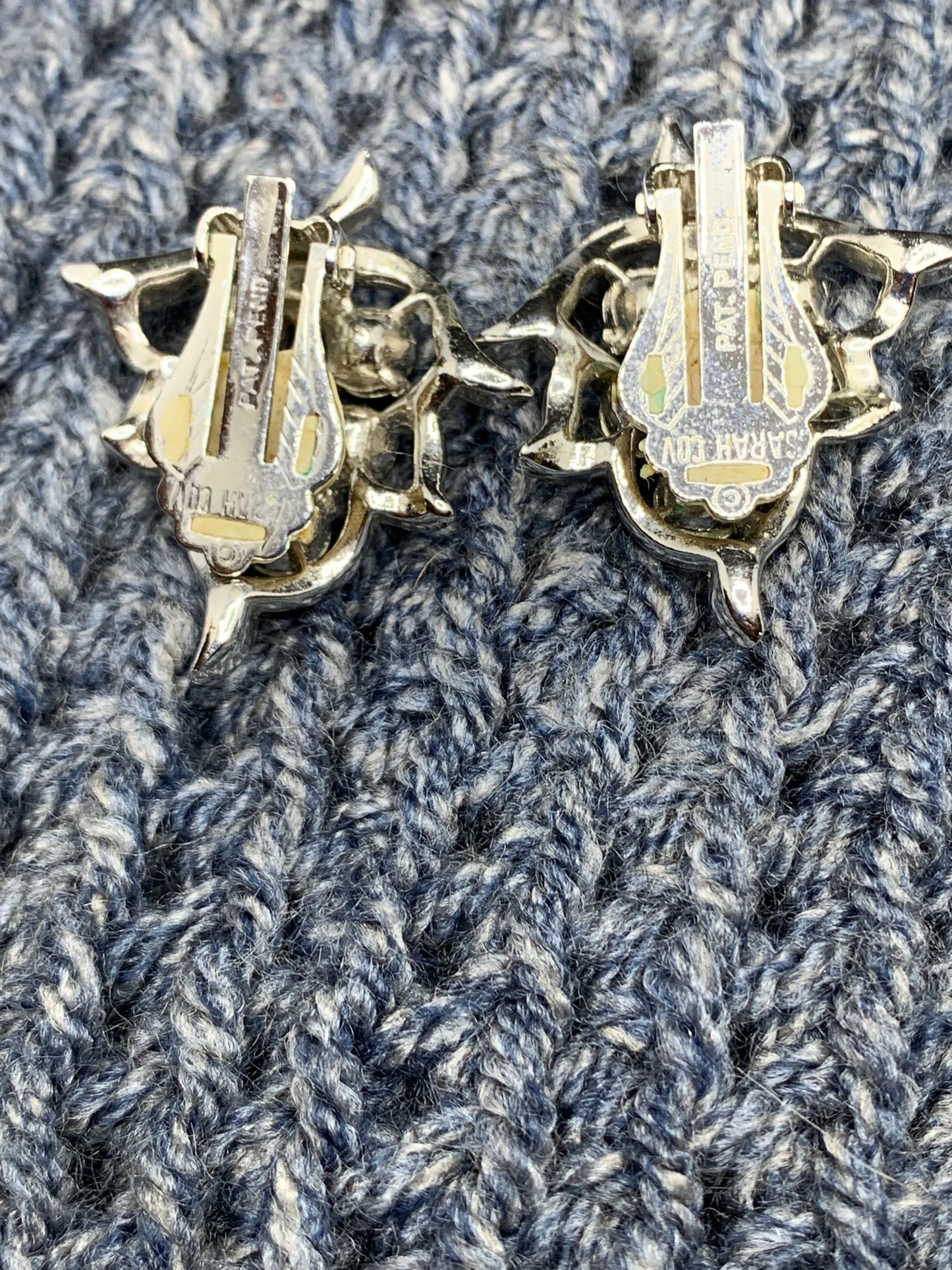 Earrings- Vintage Sarah Coventry Aurora Borealis