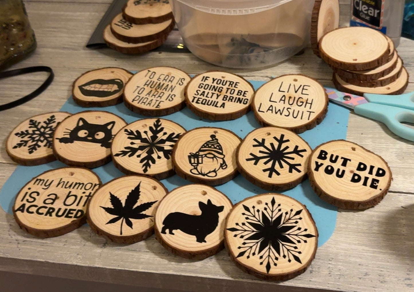 Ornaments - Wood Slices