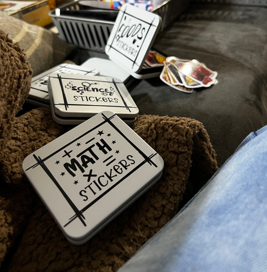 Stickers- Reusable Tins