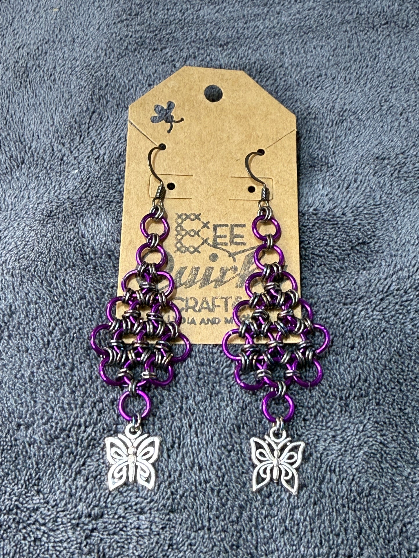 Earrings - Fancy Chainmaille