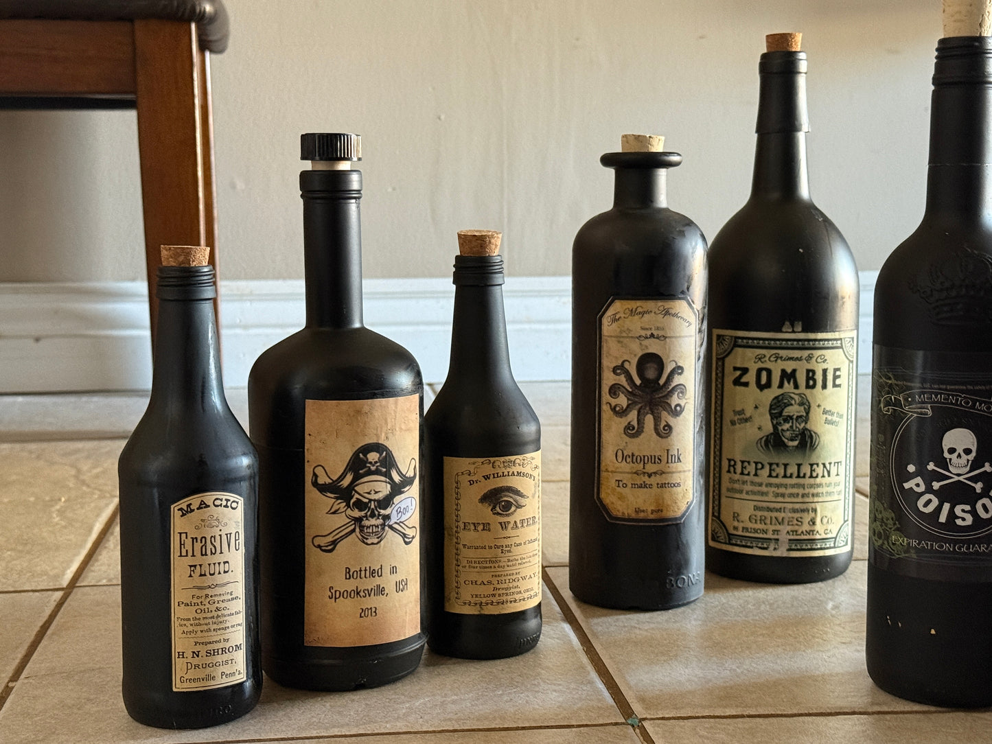 Halloween - Apothecary Potion Bottles