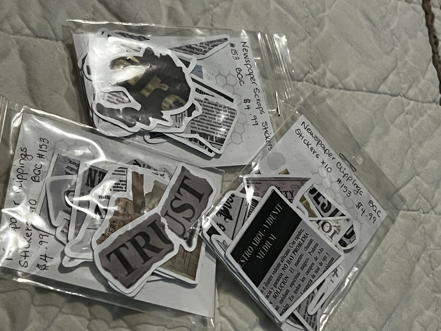 Stickers- 10 Count Sets