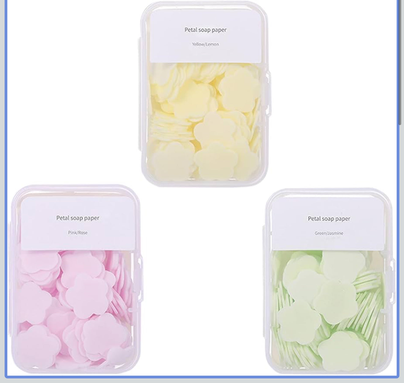 Petal Paper Soap