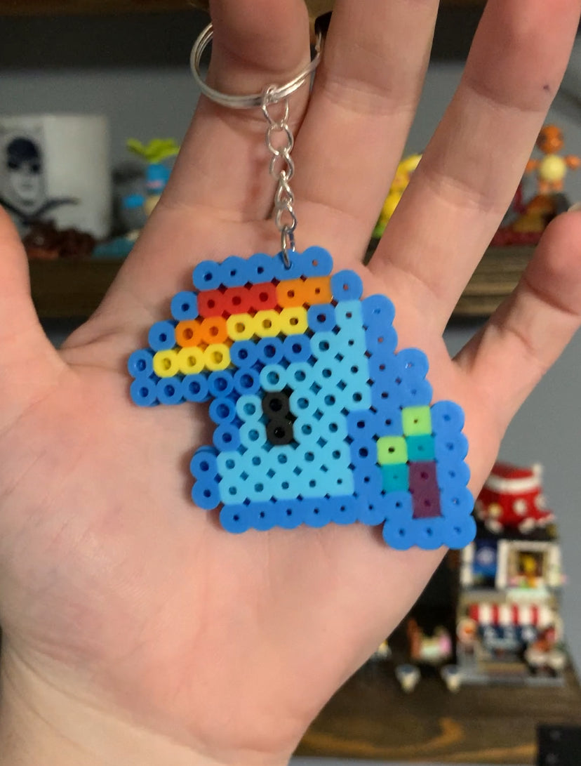 M.L.P. Perler Keychain