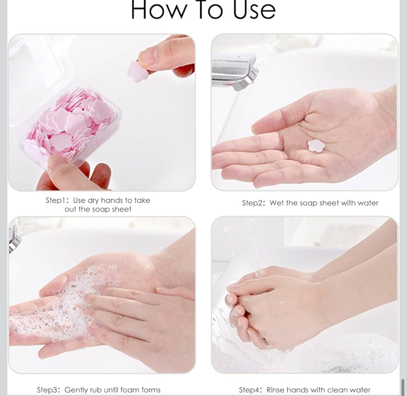 Petal Paper Soap