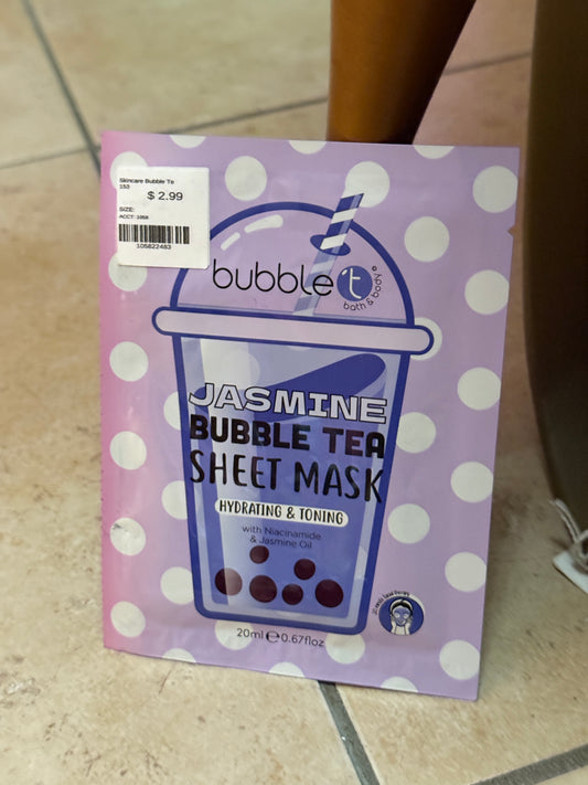 Spa Bubble Tea Face Sheet Masks