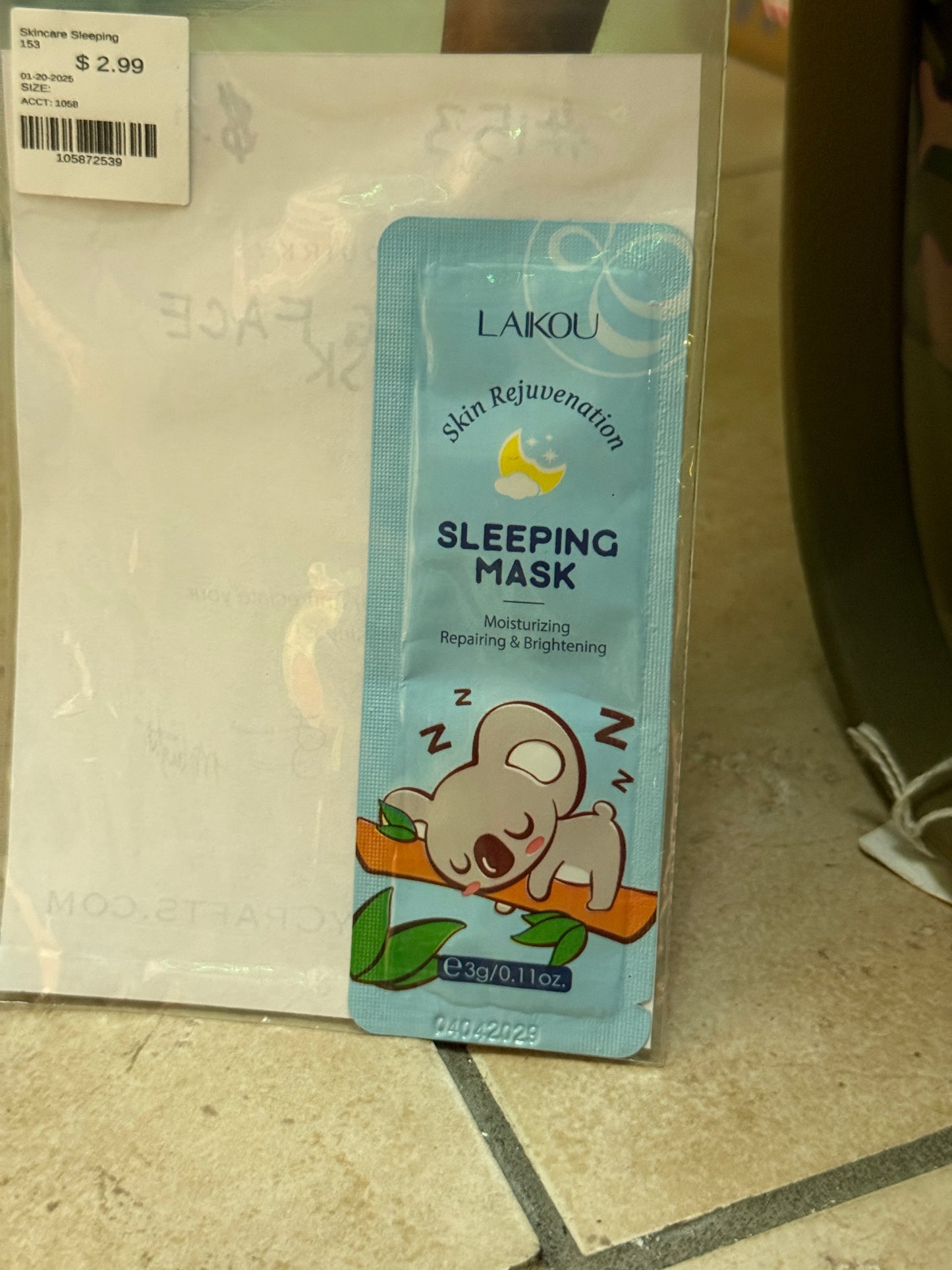 Sleeping Spa Face Masks