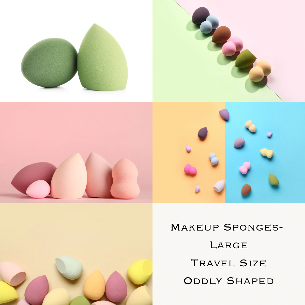 Makeup Sponges - Multi-Size Beauty Blenders