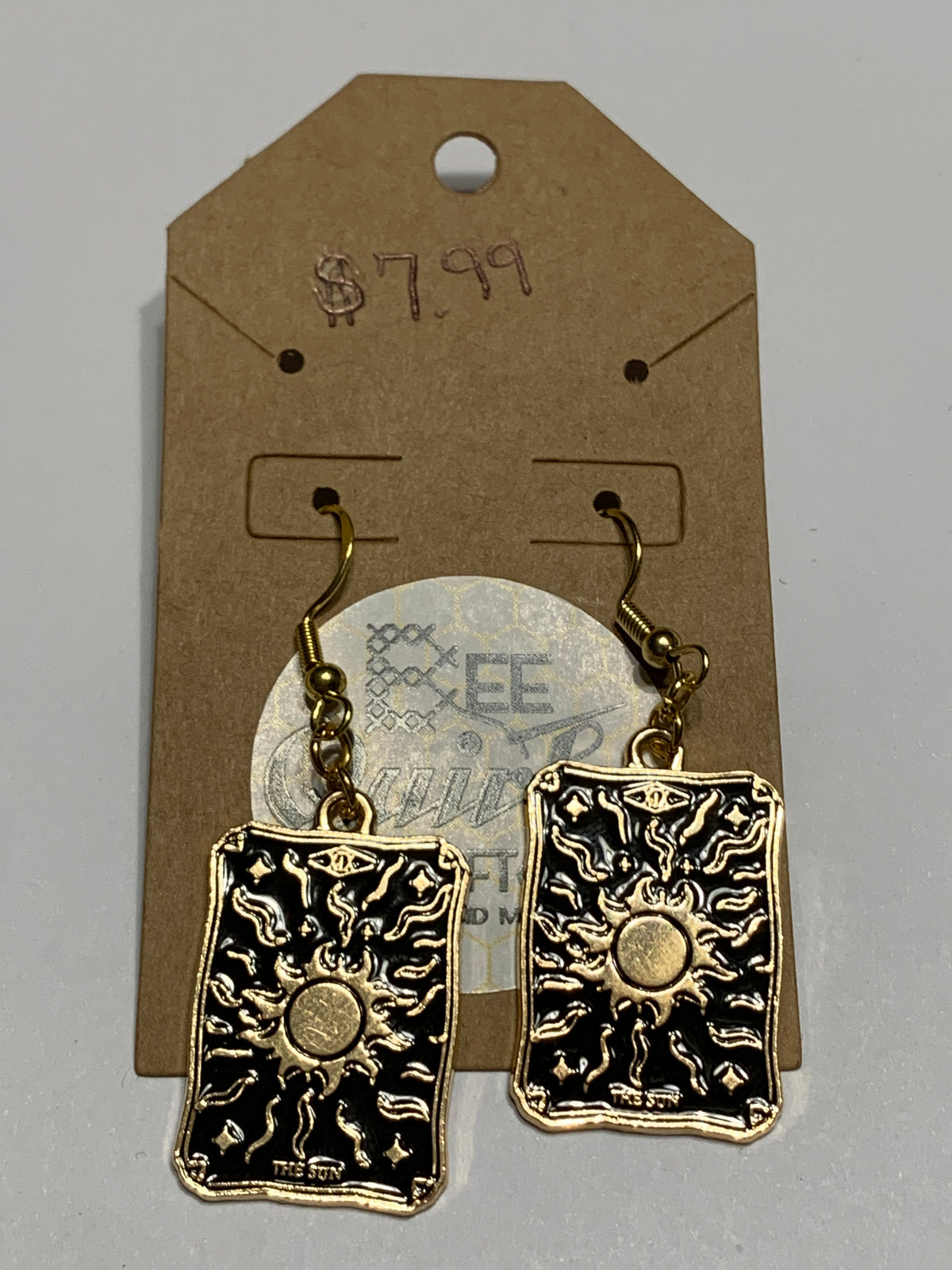 Tarot Gold Earrings