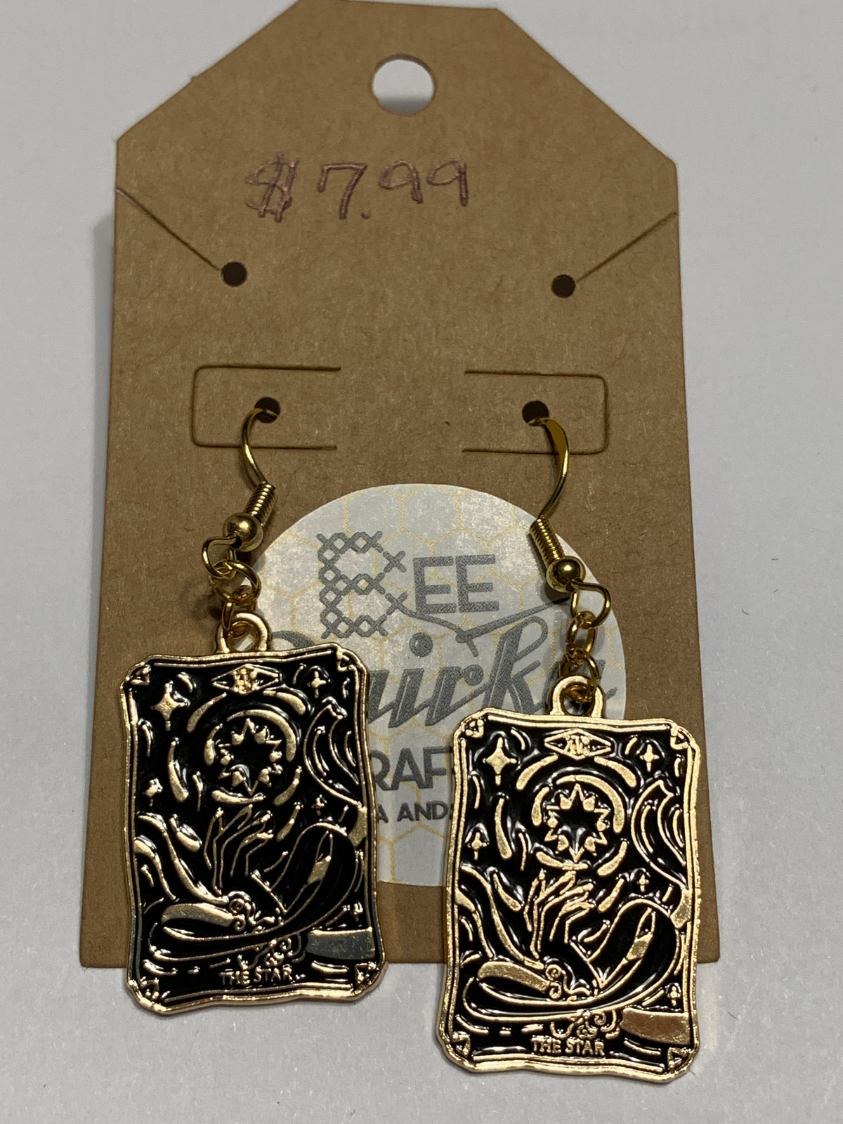 Tarot Gold Earrings