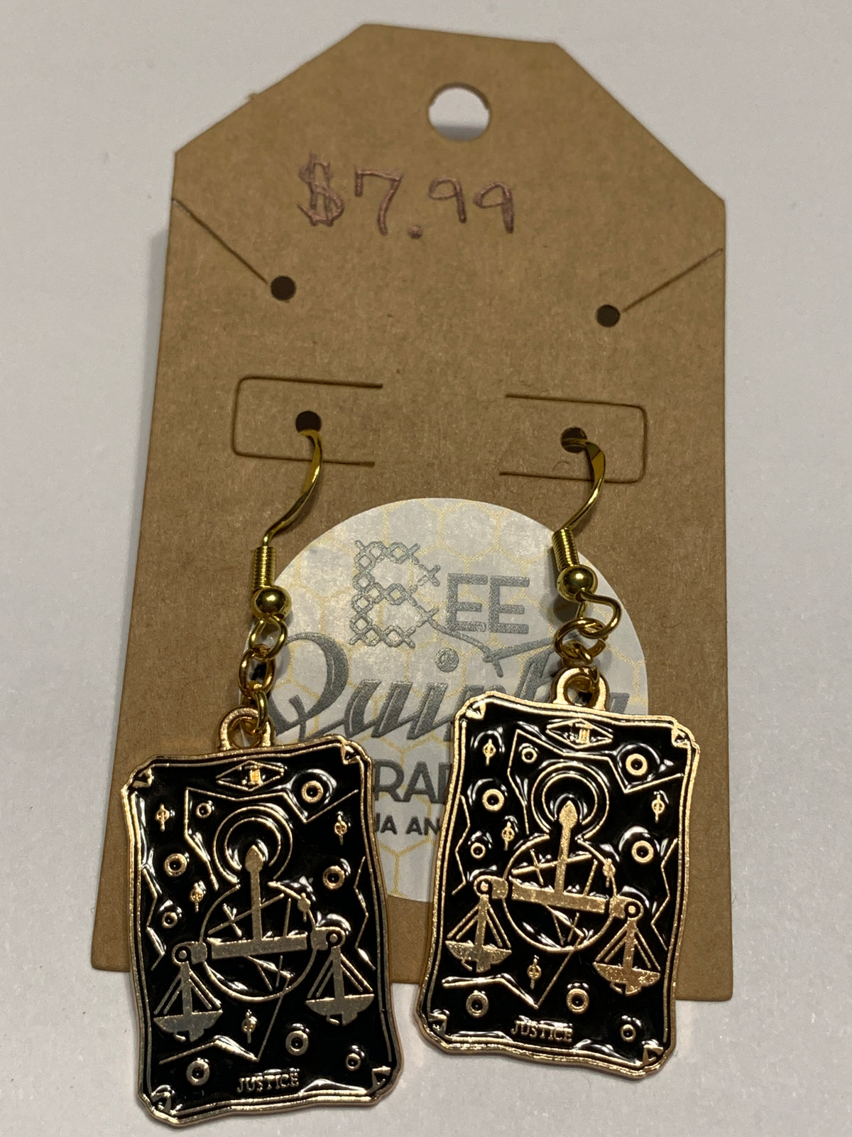 Tarot Gold Earrings