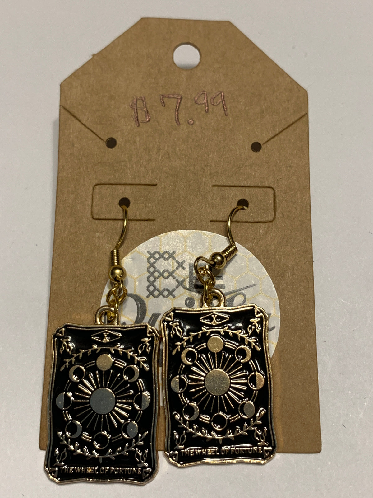 Tarot Gold Earrings