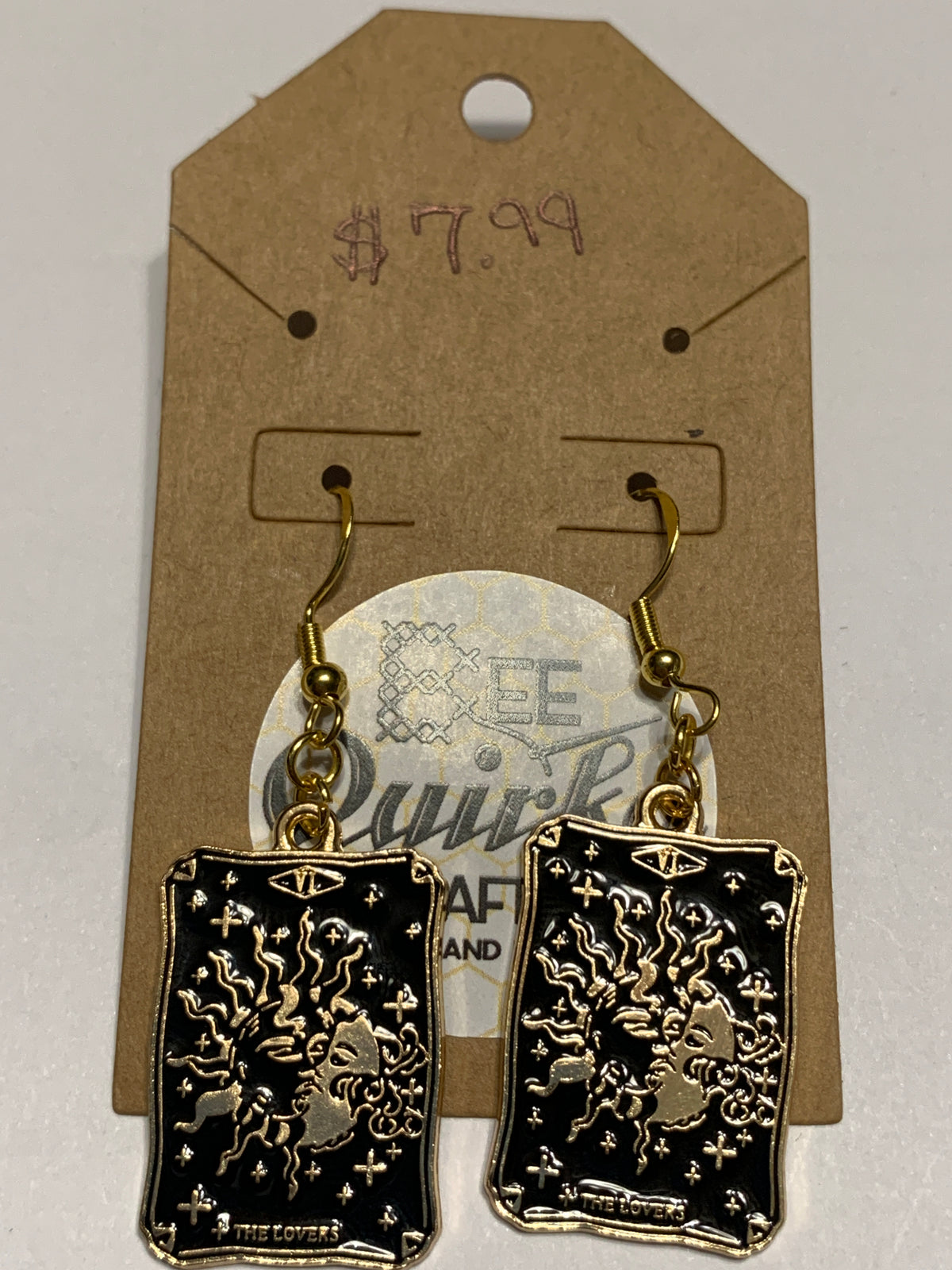 Tarot Gold Earrings