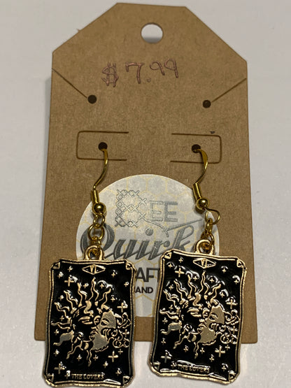 Tarot Gold Earrings