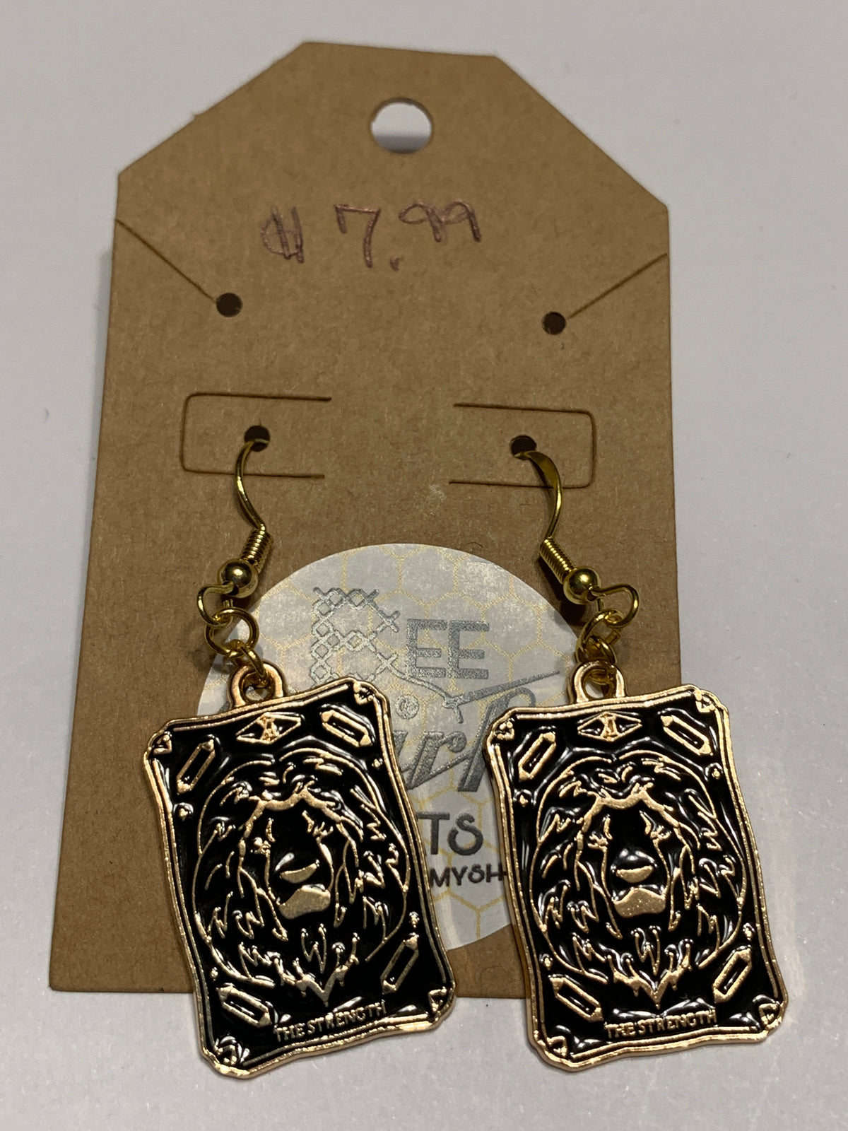 Tarot Gold Earrings