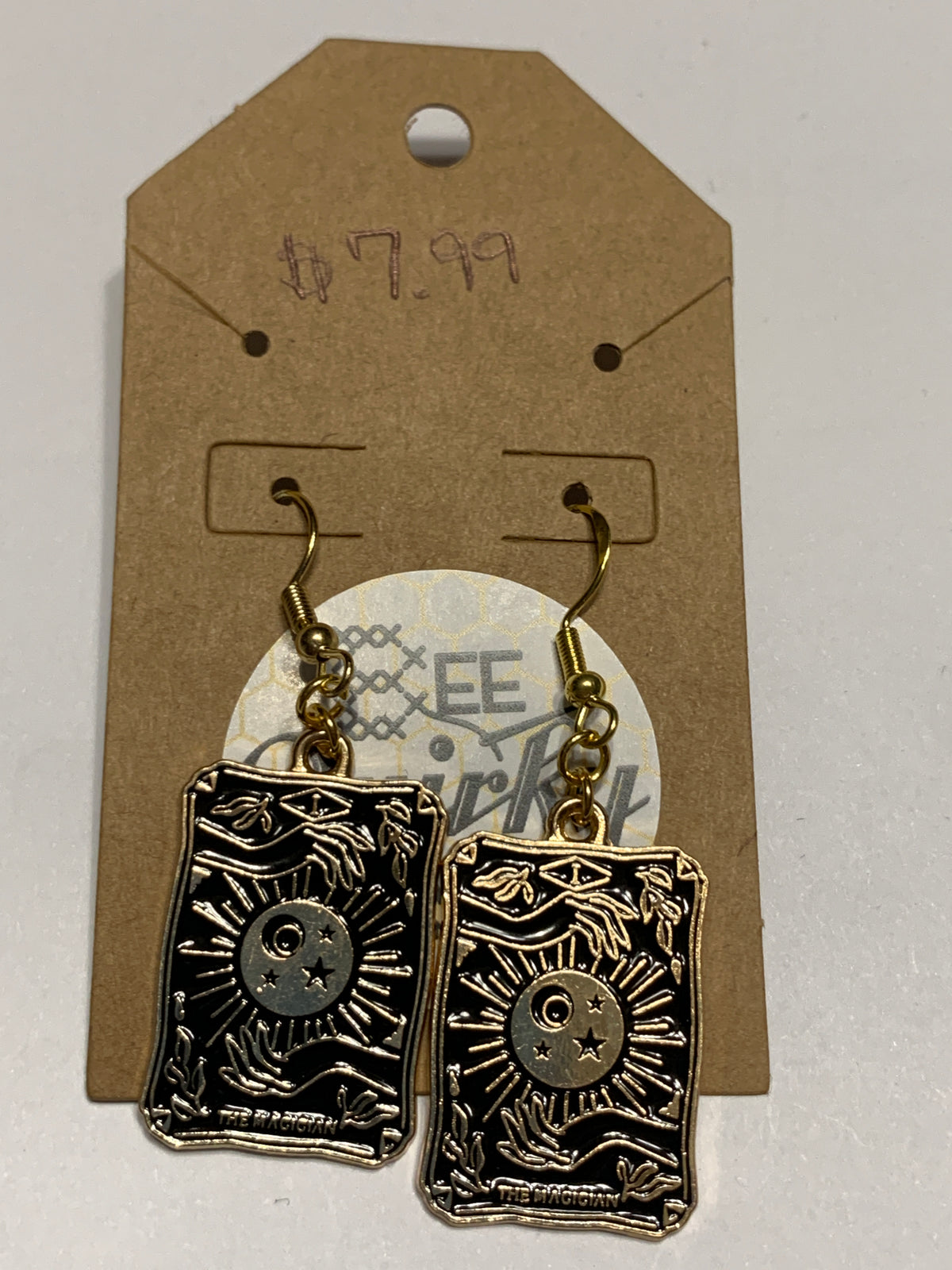 Tarot Gold Earrings